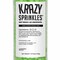 Krazy Sprinkles - Green 4mm Beads (1/2 Cup, 1x Jar) for Cakes, Ice Cream & Cookies